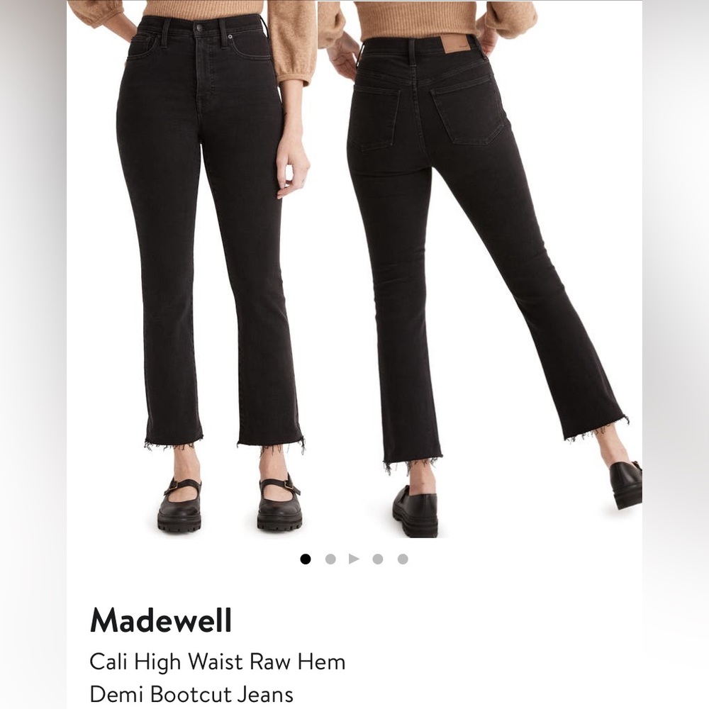 Madewell Cali Raw hem denim